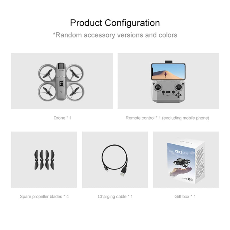 Xiaomi D16 Mini 8K Dual Camera Drone
