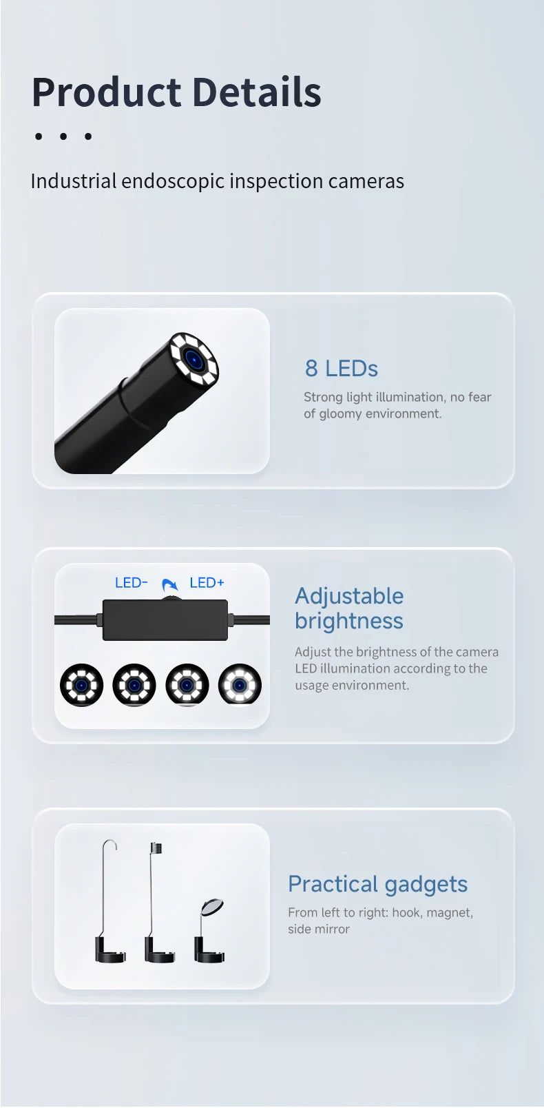 Dearsee 1920P Industrial Endoscope Camera