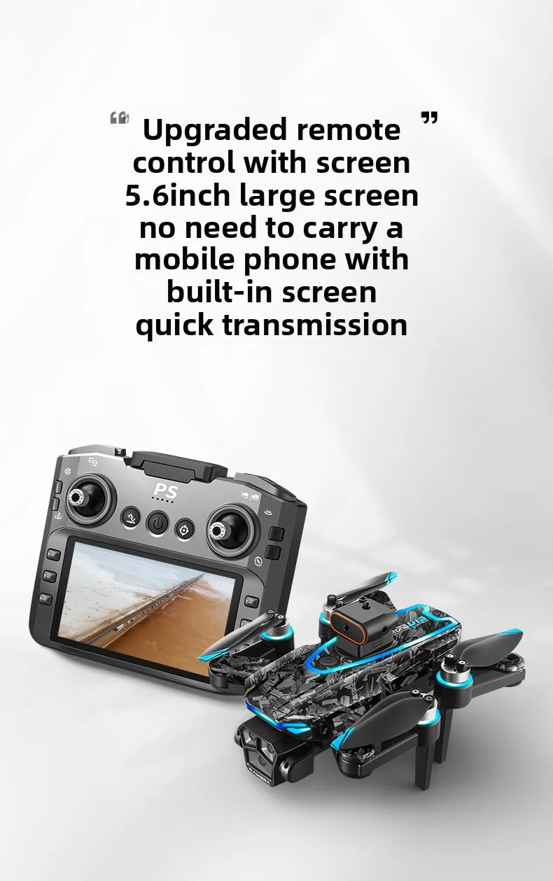 D13 Drone with 5.6" Screen & Obstacle Avoidance