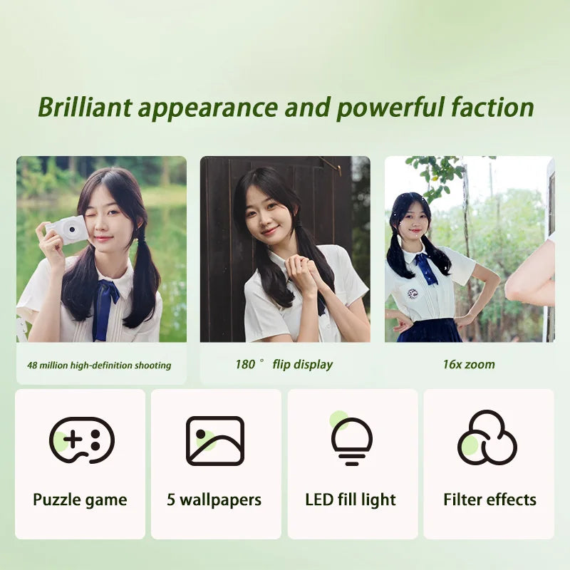 4K HD Flip Screen Digital Camera