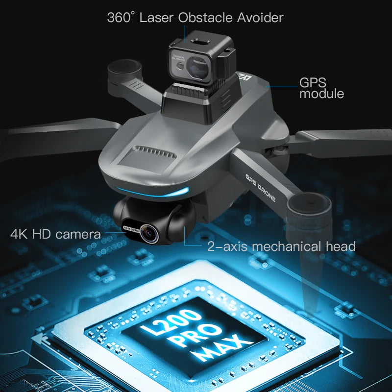 L200 Pro Max 4K GPS Drone