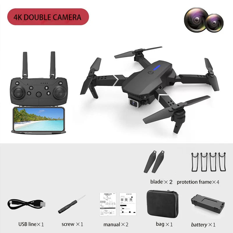 Foldable Wings Dual Camera Drone