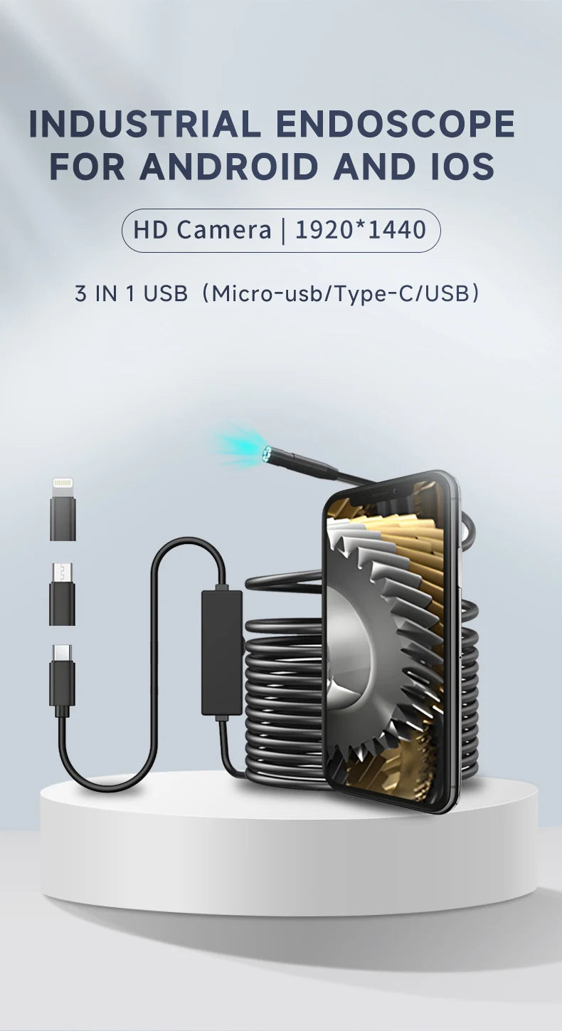 Dearsee 1920P Industrial Endoscope Camera