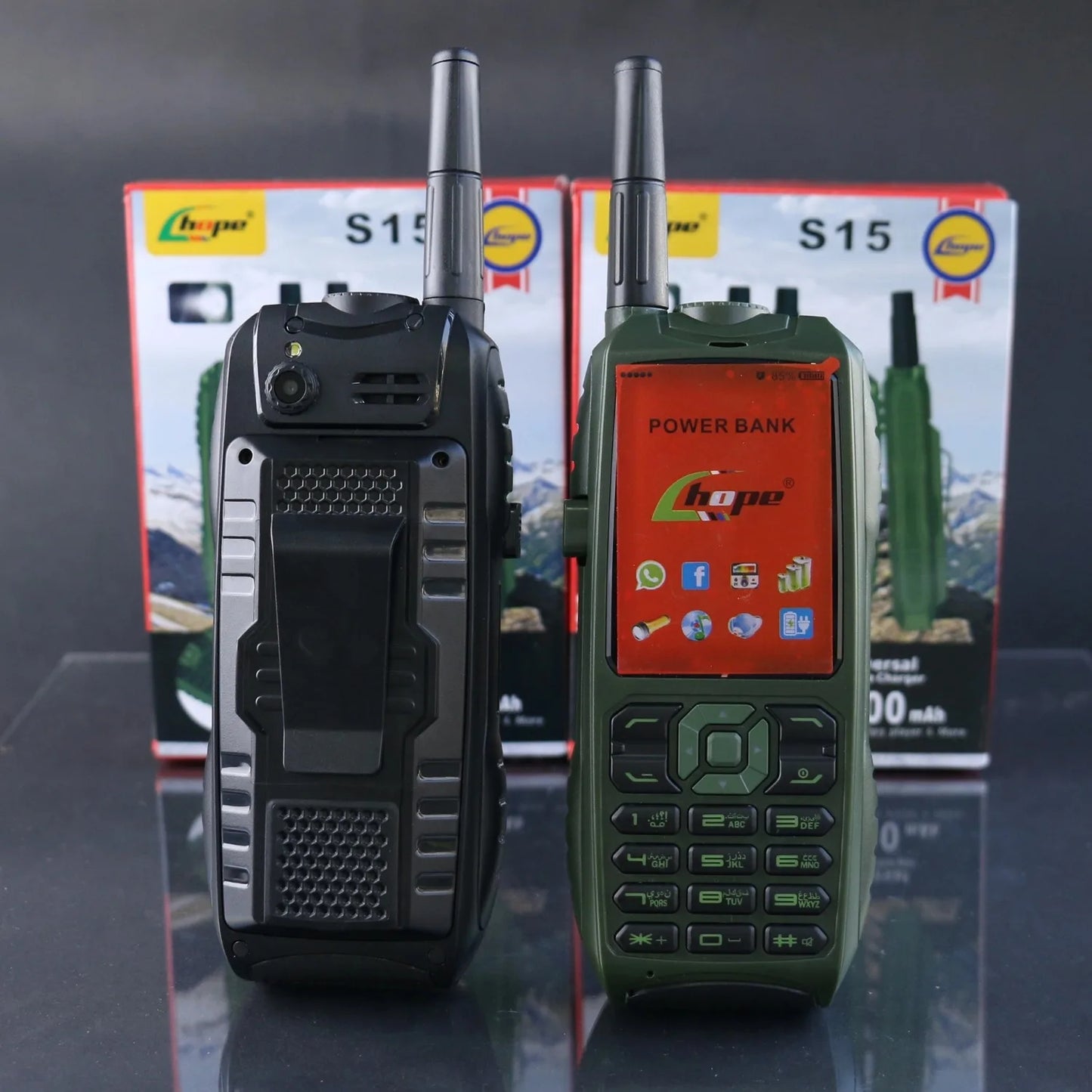 Military Rugged Triple SIM Feature Phone