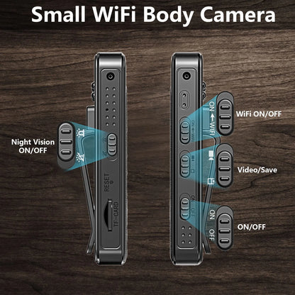 WiFi 1080P Mini Body Camera