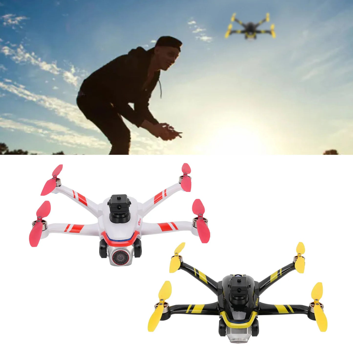 Brushless Camera Drone with Obstacle Avoidance