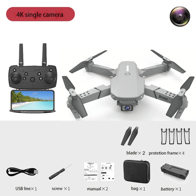 Foldable Wings Dual Camera Drone