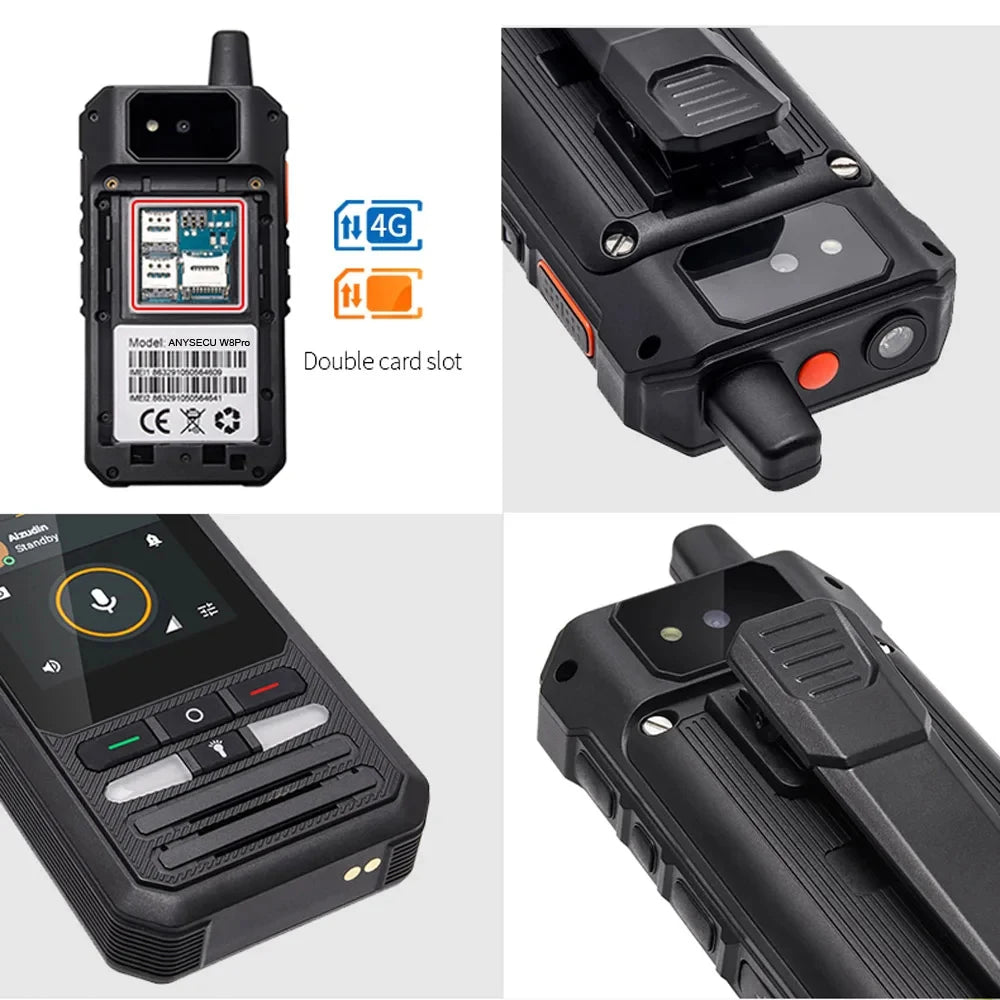 ANYSECU W8Pro 4G Android Network Radio Satellite Phone
