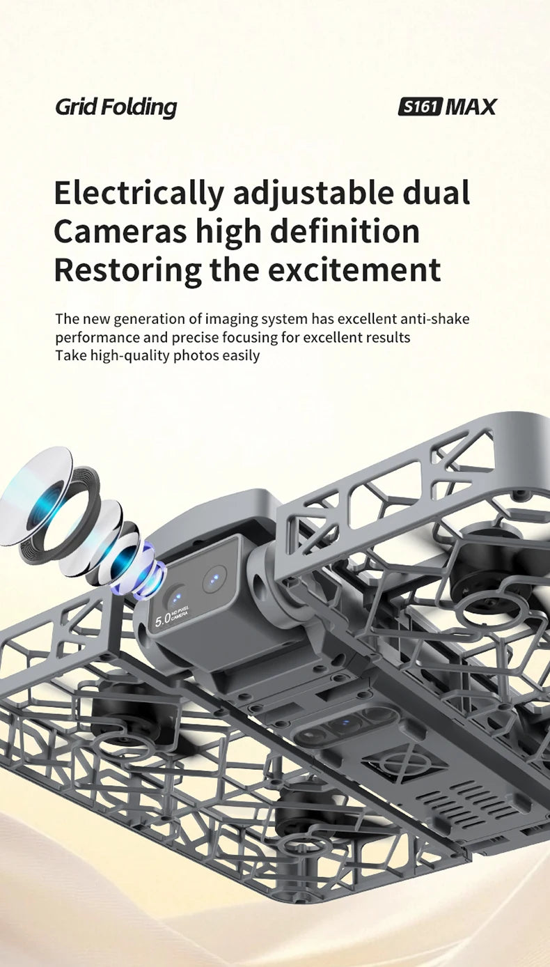 S161 Dual Camera Obstacle Avoidance Drone