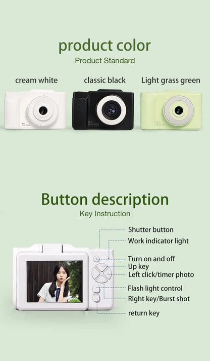 4K HD Flip Screen Digital Camera