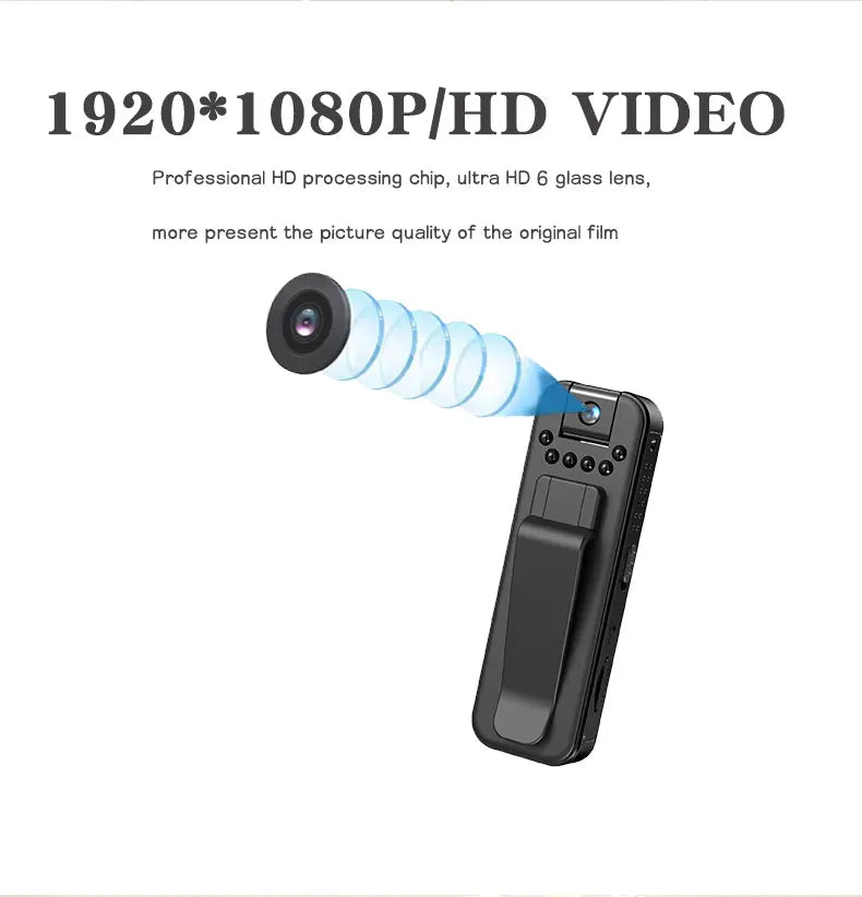 WiFi 1080P Mini Body Camera