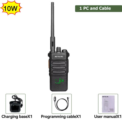 Retevis RT86 10W Long Range Walkie Talkie