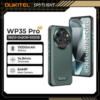 Oukitel WP35 Pro 5G Rugged Satellite Phone