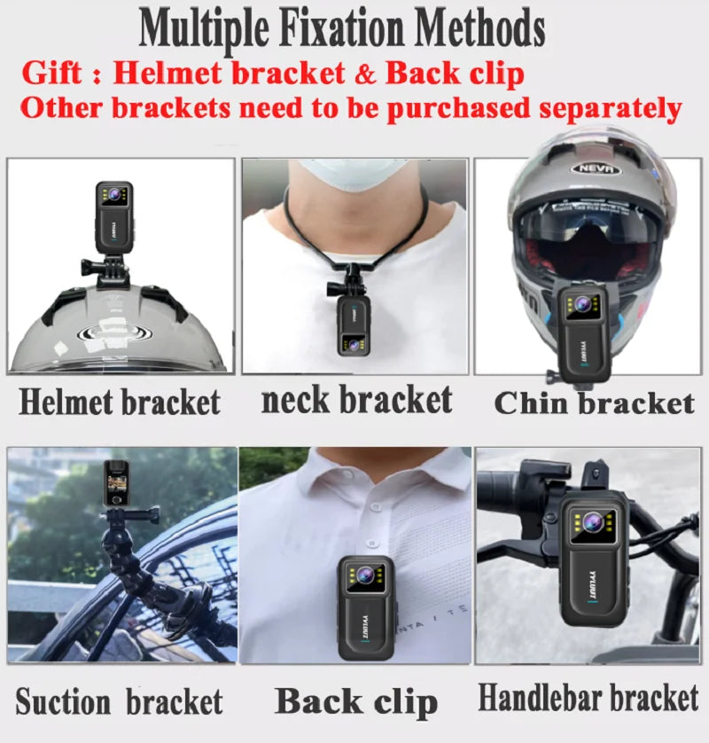 1080P Waterproof Motorcycle Helmet Camera
