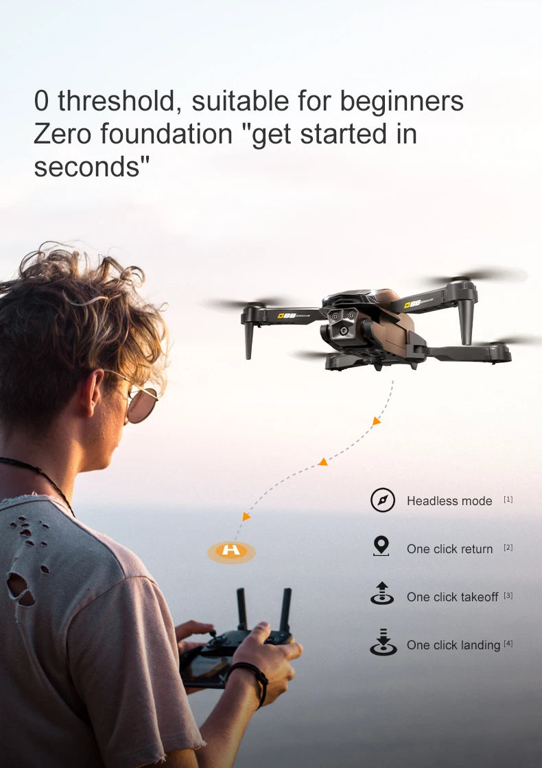 Lenovo D88 8K Dual Camera Drone