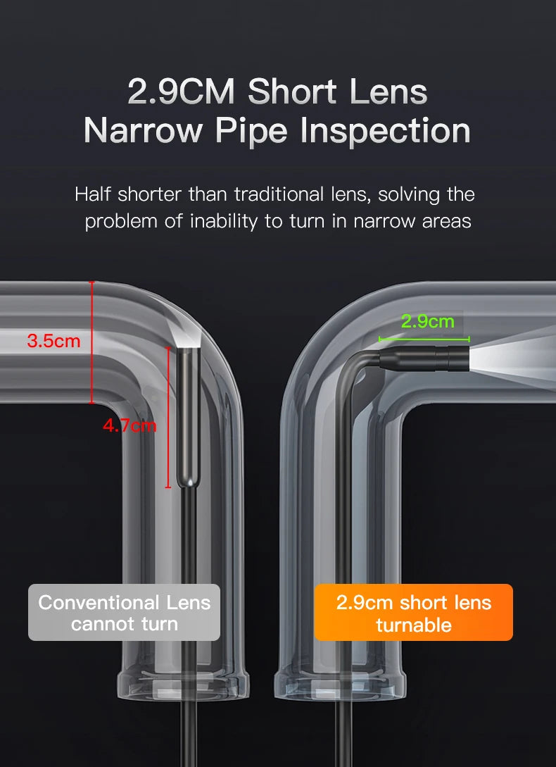 1080P Industrial Endoscope with 4.3" Screen