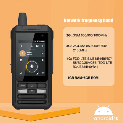 ANYSECU W8Pro 4G Android Network Radio Satellite Phone