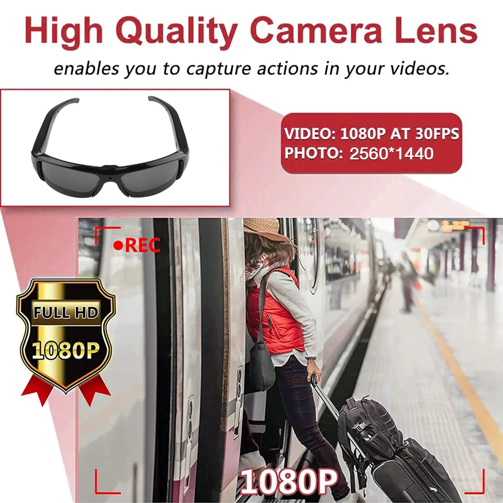 HD 1080P Glasses Mini Camera