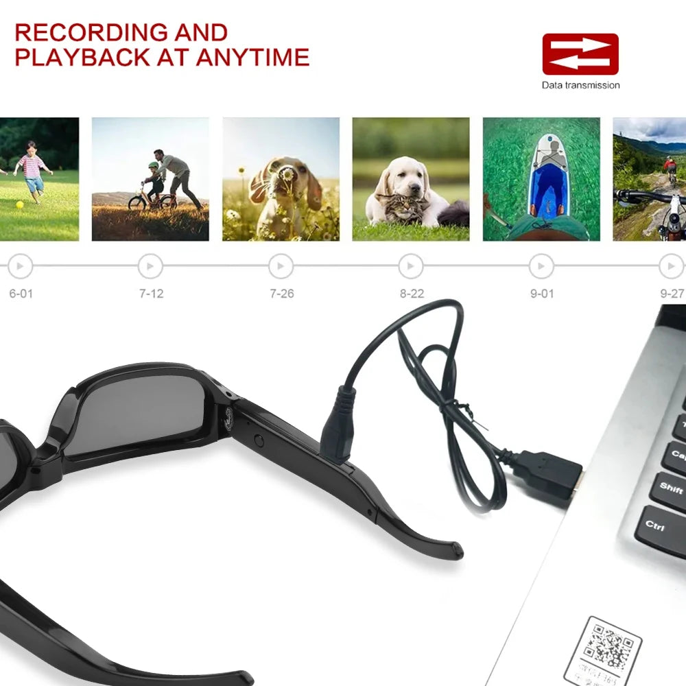 HD 1080P Glasses Mini Camera
