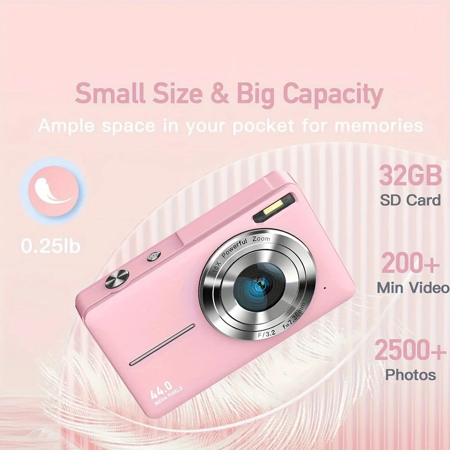 Xiaomi 44MP Mini Digital Camera