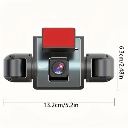 4-Channel Car Dash Cam with Night Vision