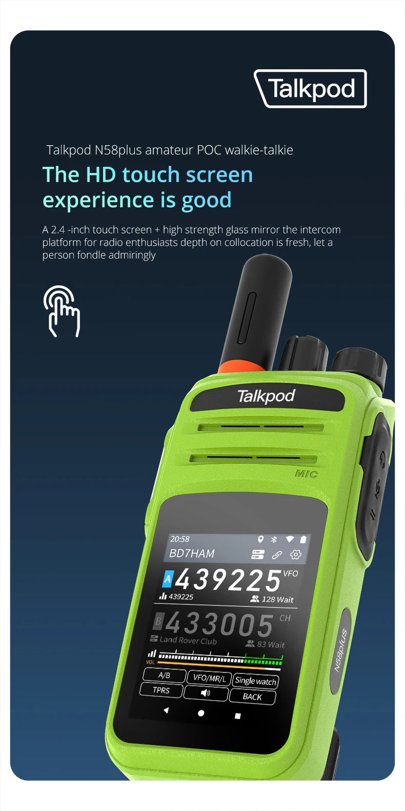 Talkpod N58PLUS 4G Network Radio Phone