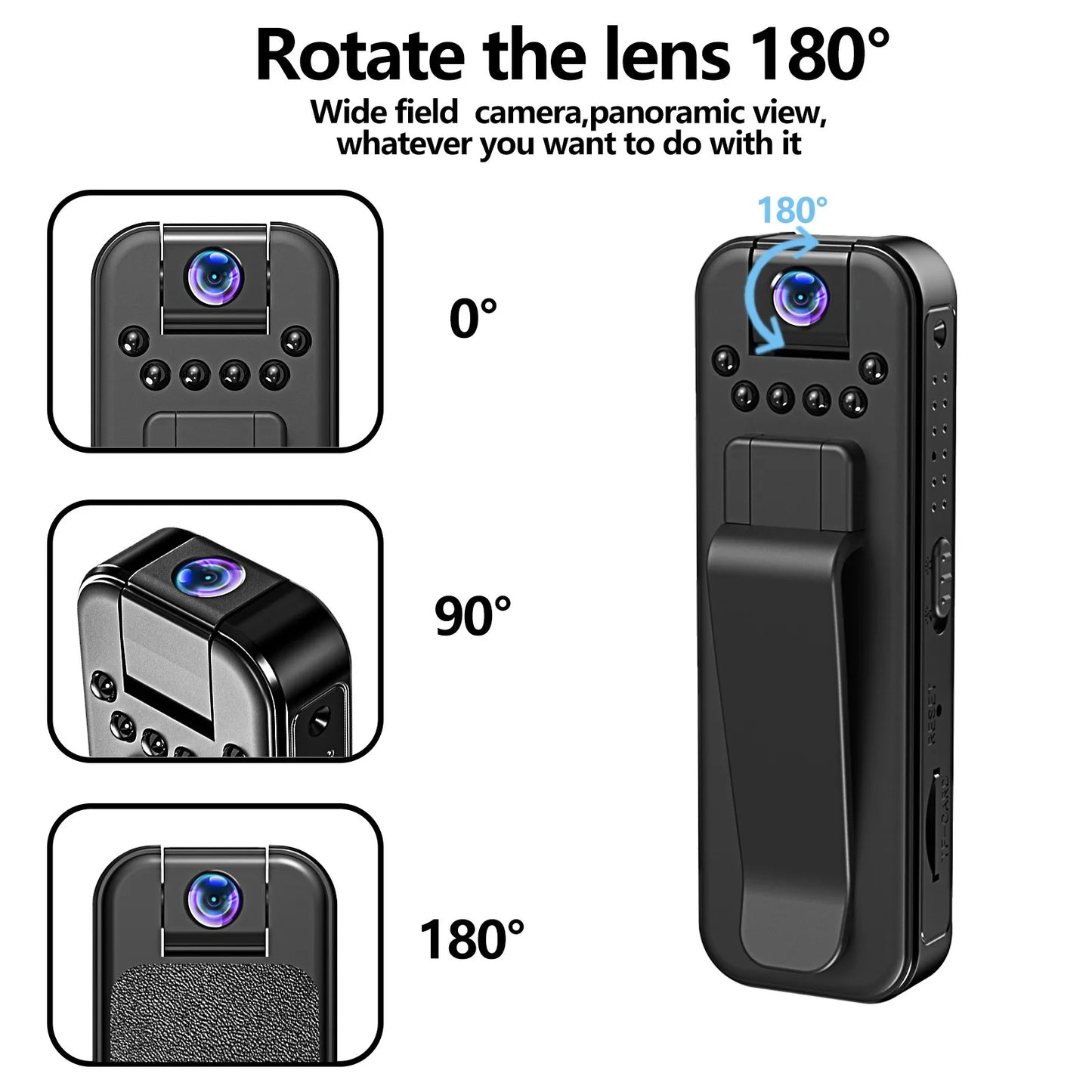 WiFi 1080P Mini Body Camera